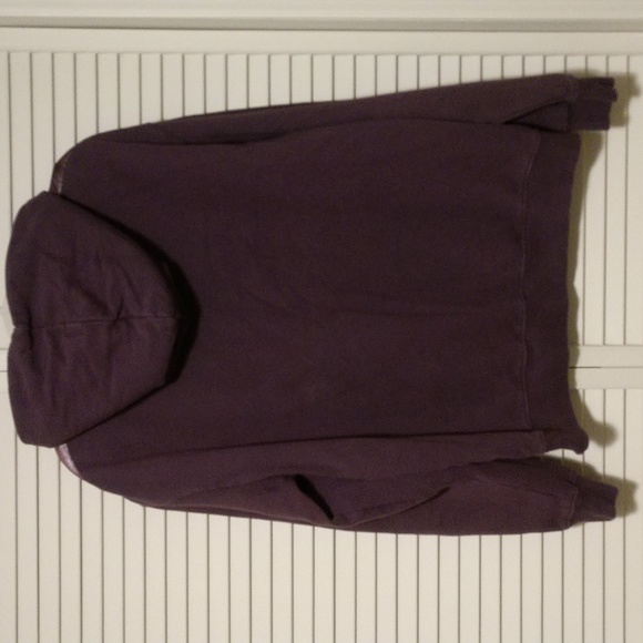 Urban Outfitters Purple Satin Tape Hoodie Sweatshirt Size Medium - Picture 6 of 11